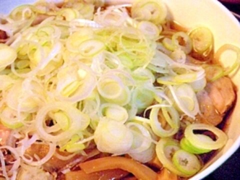 牛すじスープでラーメン♪